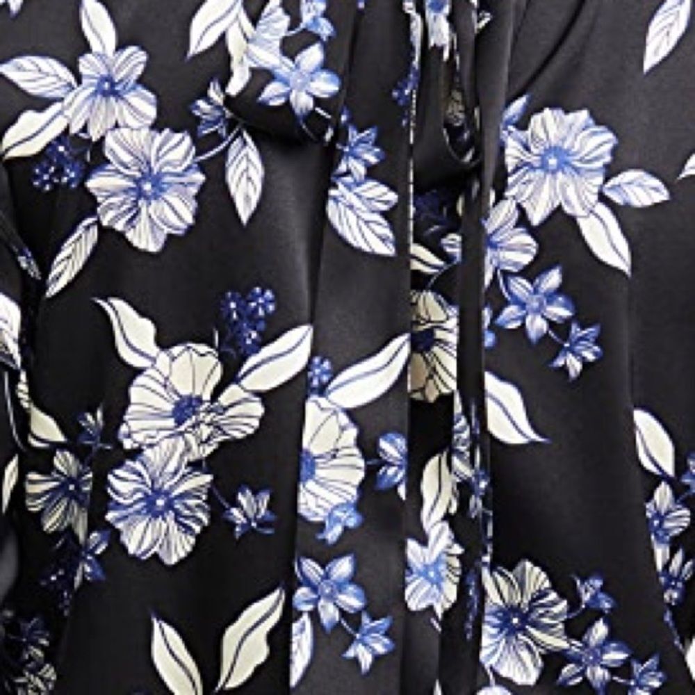 NWT Veronica Beard Floral Silk blouse - Picture 8 of 8